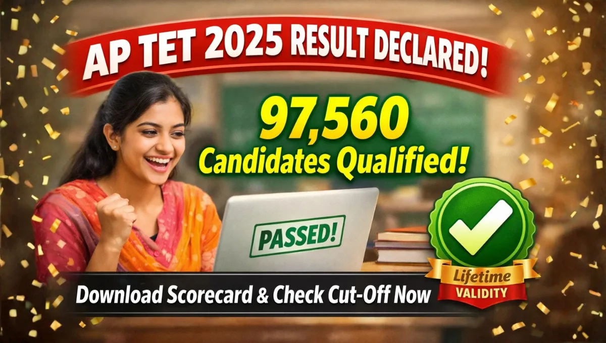 AP TET 2025 Result Declared on January 9: Download Scorecard, Check Category-Wise Qualifying Marks and Pass Status
