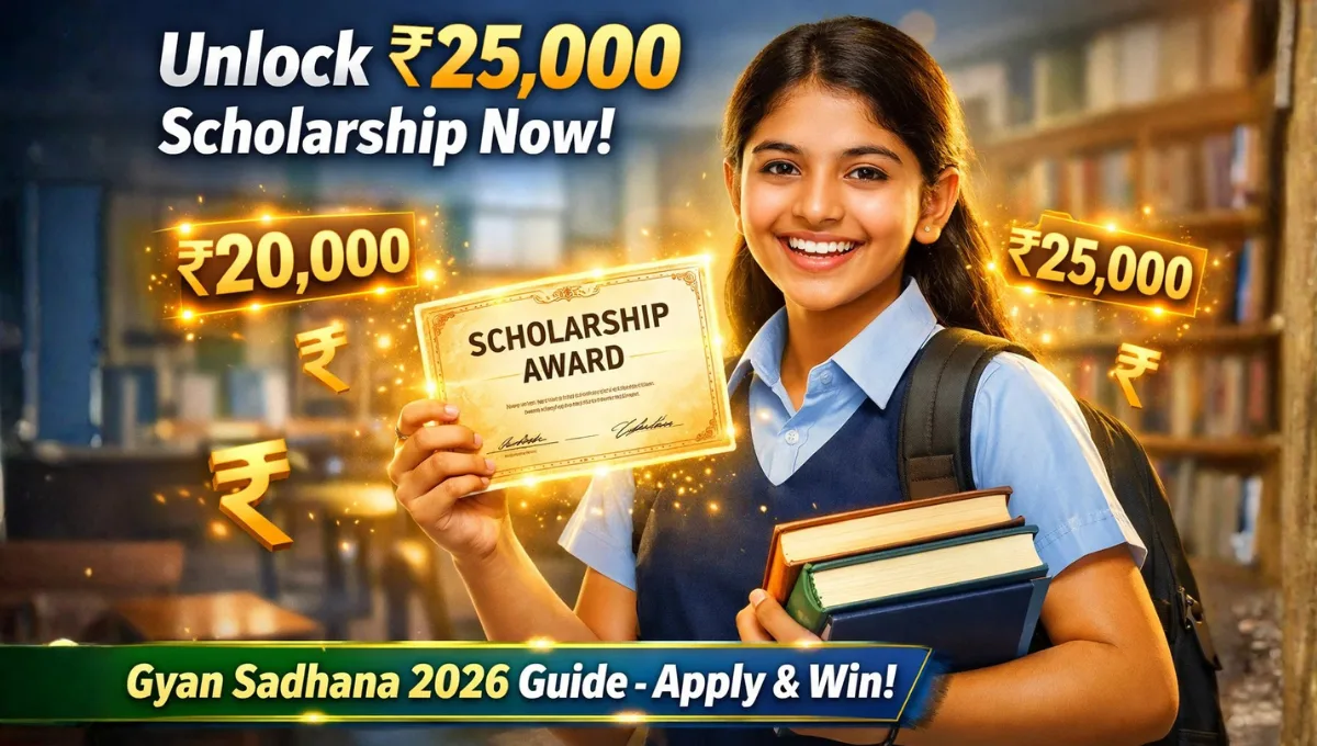 Gyan Sadhana Scholarship 2026: Complete Guide to Eligibility, Exam, Amount & How to Apply