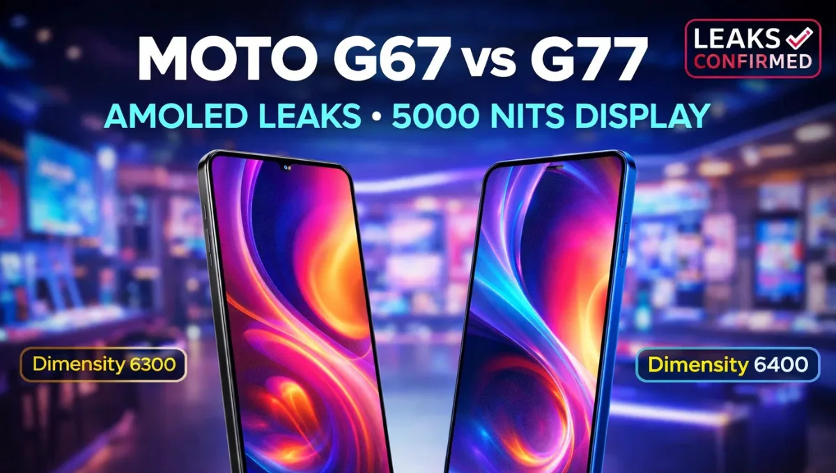 Motorola Moto G67 and Moto G77 Leaks: Specifications, AMOLED Display and Price Guide