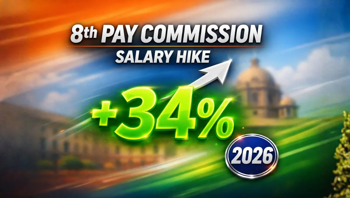 8th Pay Commission Salary Hike 2026: How Much More Will Central Employees Get